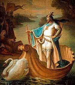 The swan-knight, Lohengrin The swan-knight, Lohengrin
