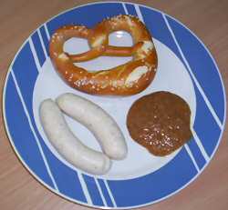 Weisswurst and Brezn Weisswurst